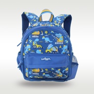 Children's Schoolbag Baby Backpack Boys Cartoon Construction Site Vehicle Pattern 11 Inch Kids‘ Bags