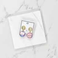 Hermes 絲巾製耳環 Earrings made from Hermes scarf