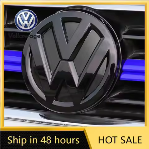 For VW Volkswagen Jetta MK5 Golf 2Pcs Car Front Grill/Rear Emblem Lid Covers Logo Sticker For Volksw