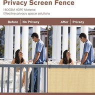 2.95ftx16.4ft Balcony Privacy ScreenShade Apartments Fence CoverHeavy Duty Mesh Windscreen for DeckO