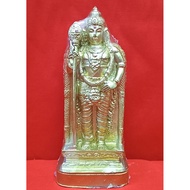 MURUGAN IDOL / MURUGAN STATUE / PATHTHUMALAI MURUGAN STATUE / POOJA STATUE FOR MURUGAN / GOLD COLOUR