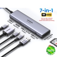 [Ready Stock] UGREEN 7-in-1 USB-C Hub (UG-CM498-75902) / 2 Years Warranty