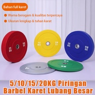 Bumper Plate 5/10/15/20kg Dumbbell Weight Plate Rubber Coated Barbell Plate