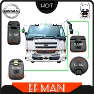 LORRY NISSAN UD CD520 CD45 CKB450 CW520 SIDE MIRROR ROUND QUARTET LORI TRUCK SL1681 SL1685 SL2687 SL