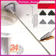 Multifunctional Cleaner Rotating Triangle mop Floor Brush Clean Windows Extended And Retractable Feather Duster Suitable For Cleaning Ceilings