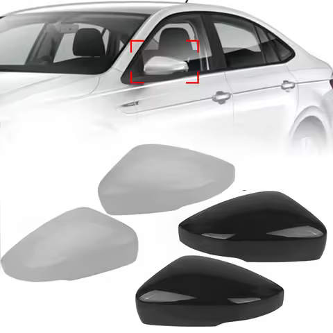 Side Door Wing Rearview Mirror Cover Caps Shell For VW Polo 6R 6C 2009 2010 2011 2012 2013 2014 2015