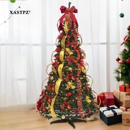 [Xastpz1] Foldable Christmas Tree Artificial Christmas Tree 6 ft, Tree Lighted Xmas Tree for Indoor Decor