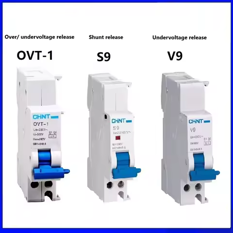 CHNT CHINT XF9 XF9J Alarm Auxiliary Contact S9 Shunt Release V9 Under Vottage OVT-1 Release Accessor