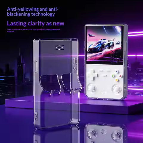 【F】1Pcs Shockproof Anti- Game Console Dust Cover Transparent Protective Case Game Consoles DIY Acces