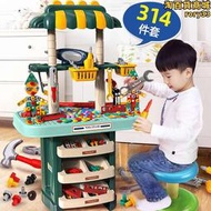 兒童擰螺絲組裝玩具男孩工具箱動手拆裝益智電鑽螺絲刀拆卸套裝34