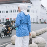 Murah Batik Wanita Atasan Batik Lengan Panjang Blazer V29 by LOWKEY
