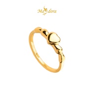 MASDORA 999 Gold Ring Rings Cincin Emas ~ Golden Love Tiara Ring (EMAS 999/24K)