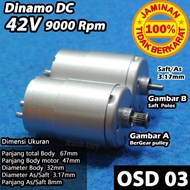 Dinamo Motor DC 5V 9V 12V 24V 42V