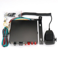 Còi hú còi báọ động nhiều tiếng cứu thương ưu tiên có mic thông báo amply CJB X5 200W 12V/24V