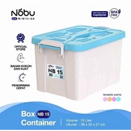 55 liter black container box