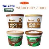 SELLEYS / Wessbond  Wood Putty Wood Filler Teak / Natural Wood