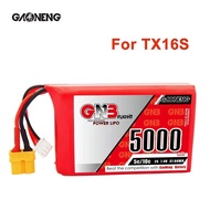 GAONENG GNB 7.4V 5000mAh 2S1P 5C/10C Lipo Battery With XT60 Plug For Radiomaster TX16S Transmitter R