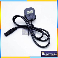 AC 3 Pin UK Plug to EU 2 Prong power cord cable 1.5M c/w Fuse (printer/laptop)