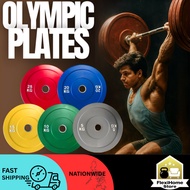 Olympic Bumper Plates – Color Rubber Weight Plates 5kg/10kg/15kg/20kg/25kg