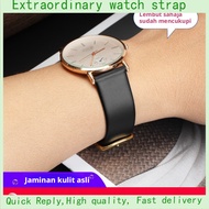 Ultra-thin Genuine Cowhide Leather Watch Strap For Men And Women Fit TISSOT DW LONGINES CK ROSSINI T