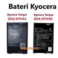 Kyocera Torque G04 KYV46UAA KYV46 G03 KYV41UAA KYV41 2940mAh 2940 OEM Battery Bateri KYG01 G05 G5 KY