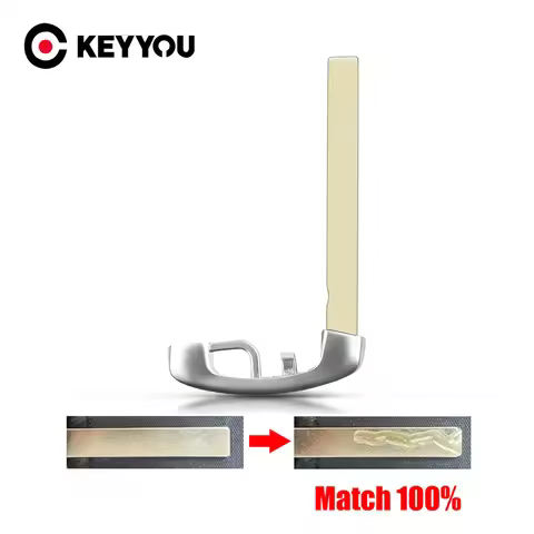 KEYYOU With Cutting Service Key Blade Emergency Key Blade For BMW CAS4 F 3 5 7 Series E90 E92 E93 X5