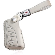 HIBEYO Leather Key Fob Cover for LEXUS ES350 ES350 F SPORT ES350 LUXURY ES300H LS350 LS500 LS500H LS