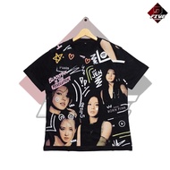 Blackpink Fullprint Oversized Tshirt Blackpink T-shirt Oversized T-shirt Blackpink T-shirt Oversize 