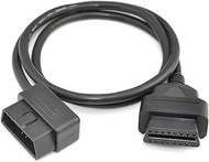 iKKEGOL 3ft 100cm OBD-II OBD2 Right Angle 16 Pin Auto Car Male to Female Extension Cable Diagnostic 