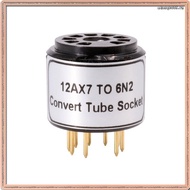 [Q B T C] 1PC Tube Socket Adapter ECC83 12AX7 to 6N2 6N1 6N6 Converter Vintage Audio DIY