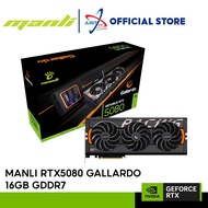 MANLI GeForce RTX 5080 GALLARDO 16GB GDDR7 GRAPHICS CARD ( M-N508GO/D716G-M3628 )