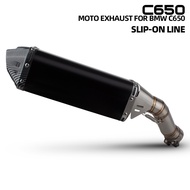 Yoshimura TRC Maxi-Scooter Motorcycle Exhaust pipe kit Slip On Line For BMW C650 GT C650 Sport‌