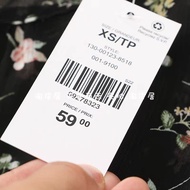 22688 Canadian Order~59 Canadian Yuan!With Sling Lining Round Neck Long Sleeve Printed Chiffon Dress