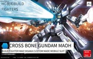 V萬代鋼彈模型 HGBF 014 CROSSBONE GUNDAM 魔王骷髏海盜改 敢達