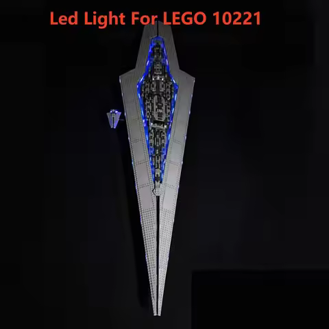 LED Light For LEGO Super Star Destroyer Wars 10221 Lamp Building Bricks (Not Include Block Model)