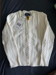 Polo Ralph Lauren white Knit Cardigan 4years old 白色冷外套