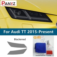 Car Headlight Tint Smoked Black Protective Film TPU Stickers For Audi A3 8V A4 B8 B9 A5 A6 C8 A7 A8 