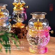 Oil Lamp For Buddha Liquid Butter Lamp For Buddha Lamp Household Ever-bright E Lamp Lotus Lamp Windp