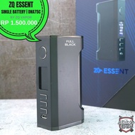 SALE TERHOTT !!! ZQ ESSENT DNA 75C FULL BLACK MOD SINGLE BATTERY BY ZQ