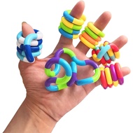 Tangle Twist Fidget Toys Shape Various Colors Stress Relief String