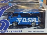 Tarmac works  x Yasaki 1:64 Toyota Hiace Widebody 模型車