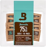 Boveda for Cigars/Tobacco | 75% RH 2-Way Humidity Control | Size 8 Protects Up to 5 Cigars | Patente