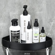 全城熱賣 - 衛生間置物架（鋼琴黑單層三角籃-【加厚款】）