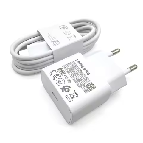 Samsung 25W Charger Super Fast Charge Type-C EU Adapter EP-T2510 Original Plug For Galaxy S25 Edge M