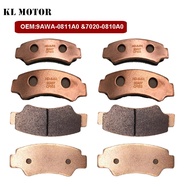 2pcs Front and 2pcs Rear SINTERED Brake Pads ASSY 9AWA-0811A0 &7020-0810A0 For CF NEW 800CC 850 1000