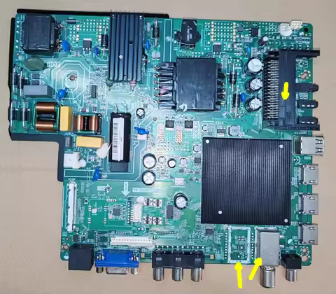 TP.SK706S.PC822 4-core 4K intelligent WiFi network TV motherboard with 1.5g+8GB memory, physical pho
