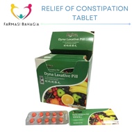 [ Exp 1/2029 ] DYNA LAXATIVE PILL (100 Blisters X 10 tablets) ( BOX ) - Relief of Constipation