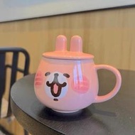 🔥限量2024 kanahei 卡娜赫拉的小動物 x KIRIN 午後紅茶 粉紅兔兔 造型陶瓷杯（無盒子）