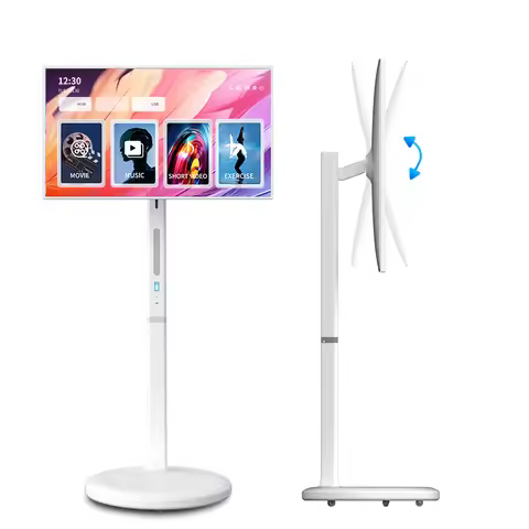 32 Inch Incell LCD Display Portable Smart TV Rechargeable Movable Touch Screen TV Wireless Android 1