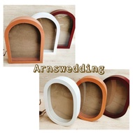 KAYU Dome Frame Oval Frame 3D Frame Dowry Frame Wooden Frame Dowry Frame Oval Frame Dome Frame